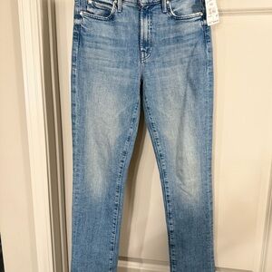 MOTHER Blue Straight Leg Jeans Classic Style. THE RASKAL SKIMP